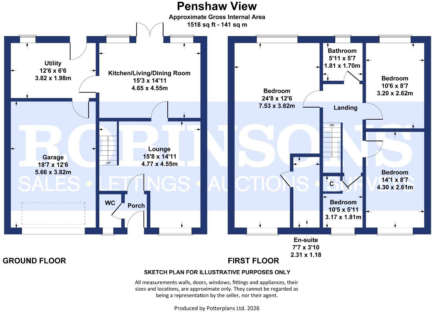 Penshaw View, Sacriston, Durham floorplan