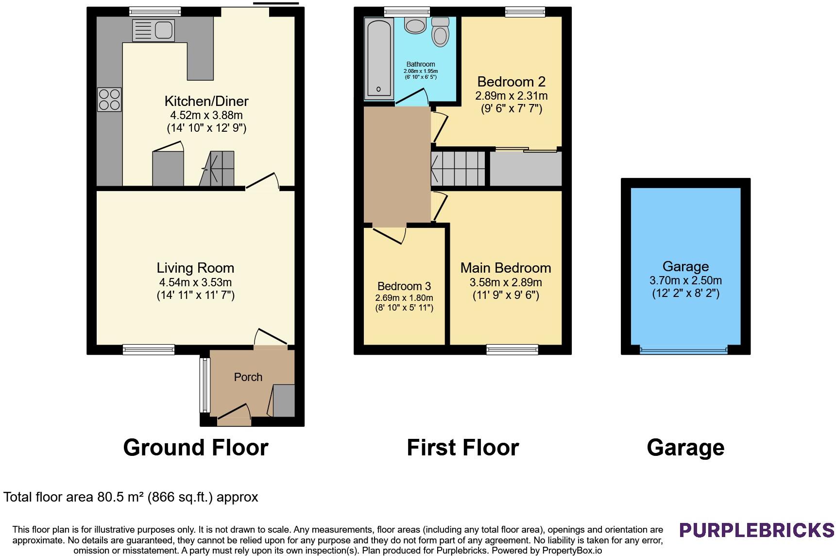 Salters Way, Dunstable, LU6 floorplan
