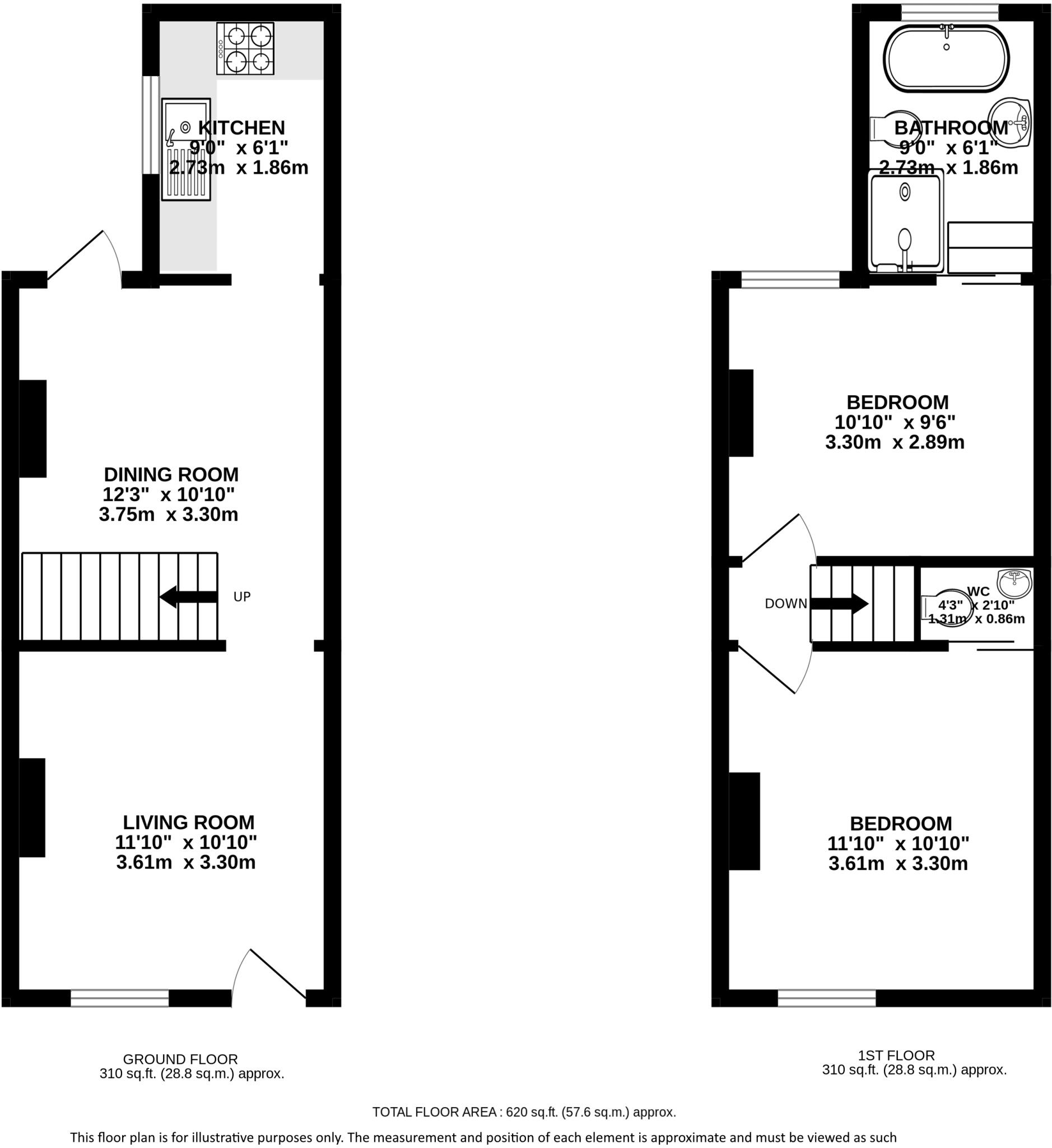 Park Street, St Albans, AL2 floorplan