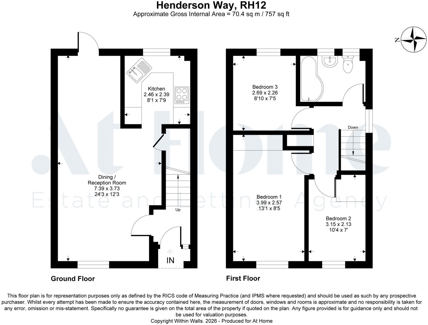 Henderson Way, Horsham floorplan