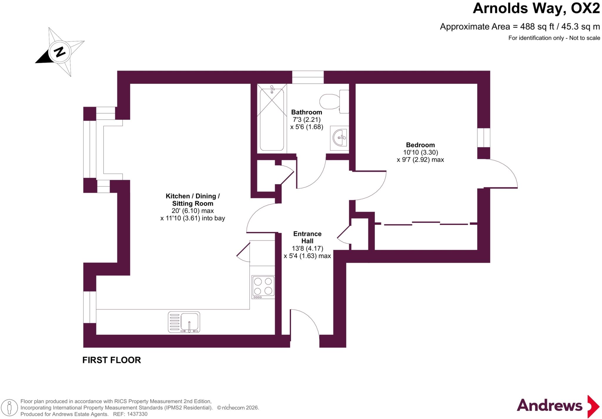 Arnolds Way, Oxford, Oxfordshire, OX2 floorplan