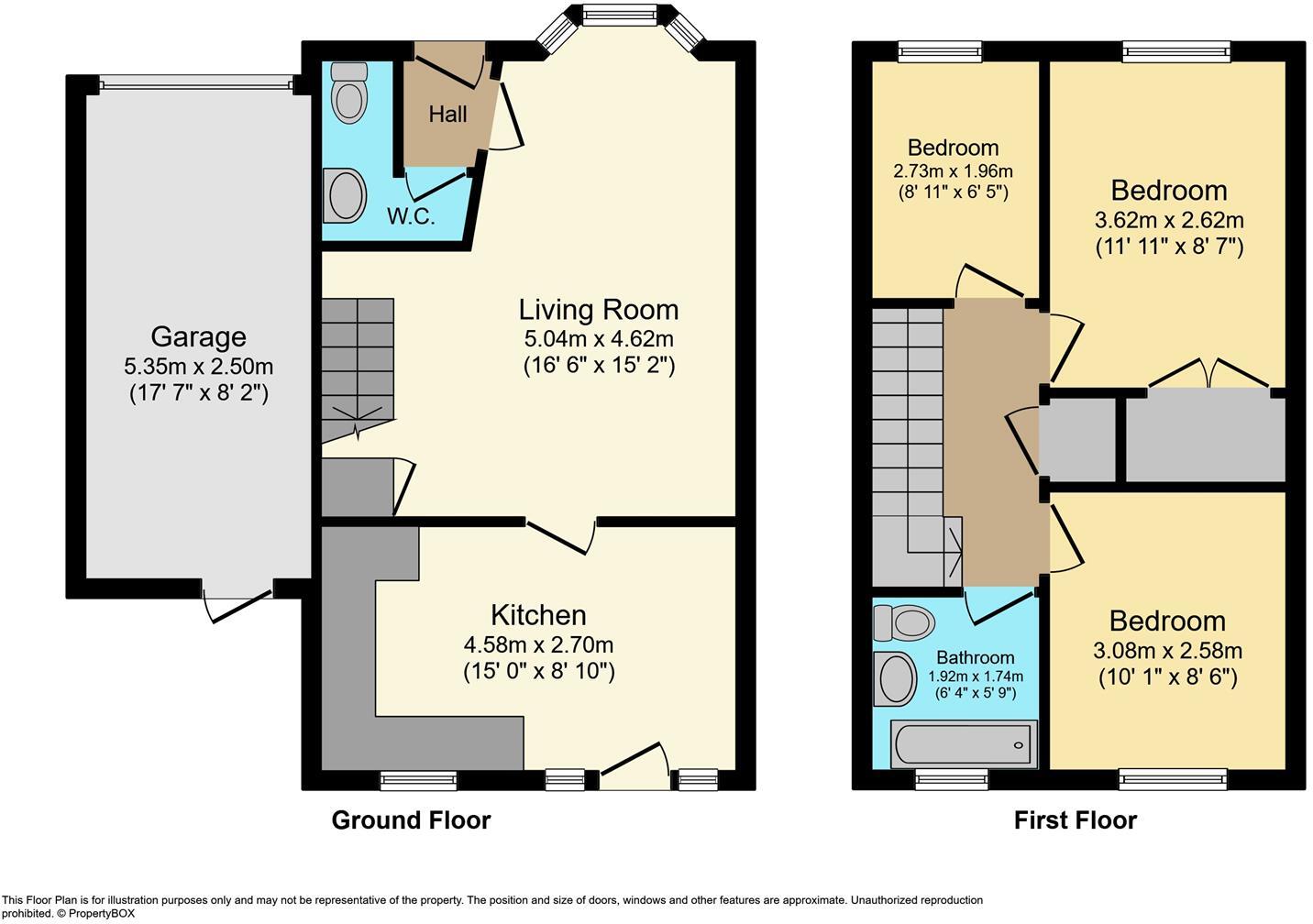 Bowdler Close, Ludlow floorplan