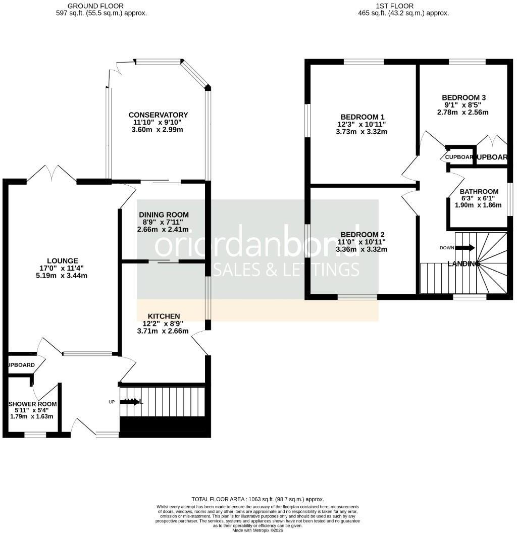 Meadow View, Higham Ferrers, Northamptonshire NN10 floorplan