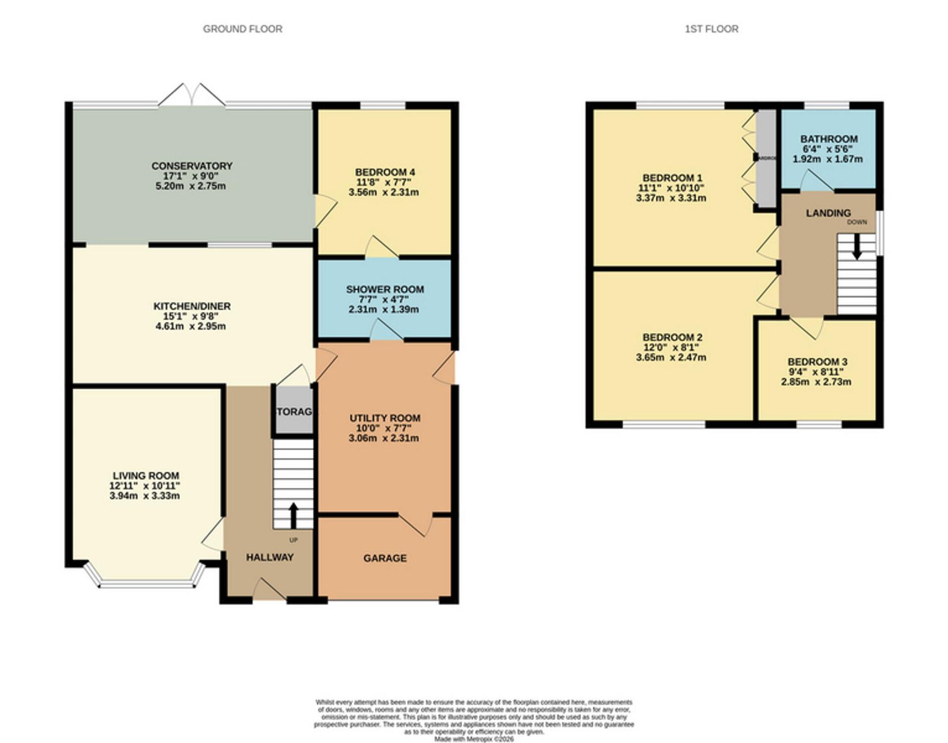 Mallard Close, Shirebrook, NG20 floorplan