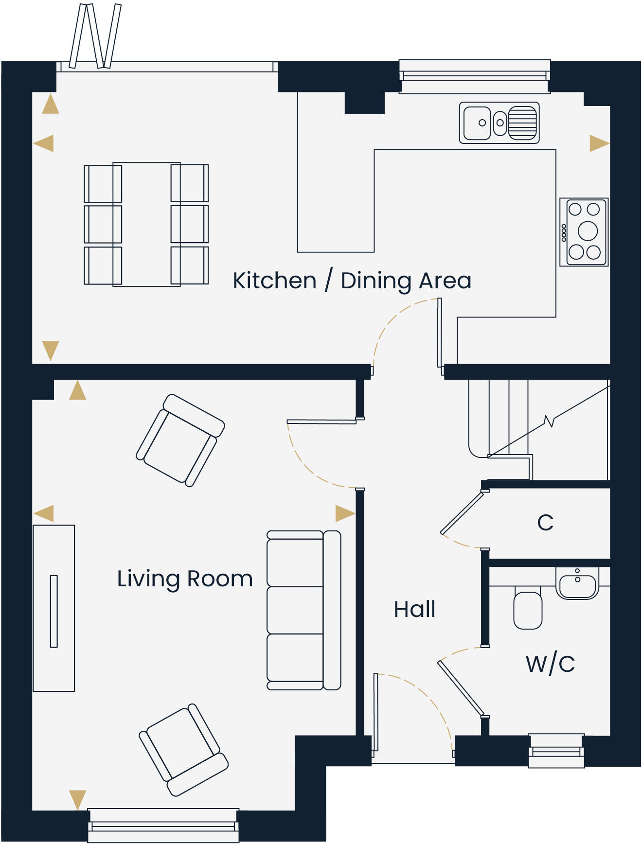 The Tanner's Quarter,
North Walsham,
Norfolk,
NR28 0FR floorplan