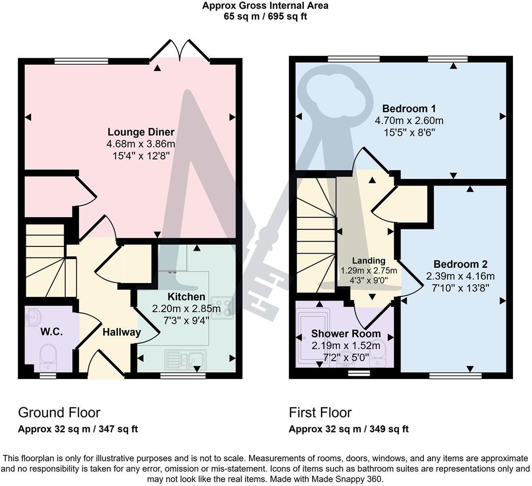 Discovery Close, Coalville floorplan