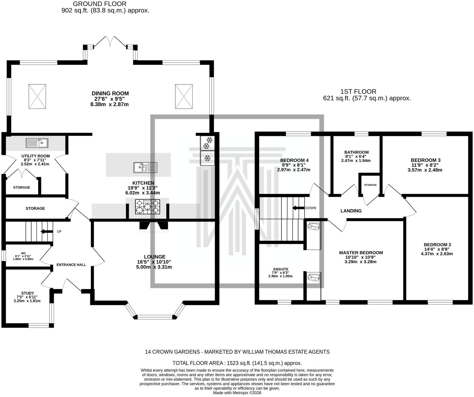 14 Crown Gardens, Edgworth, BL7 0QZ floorplan