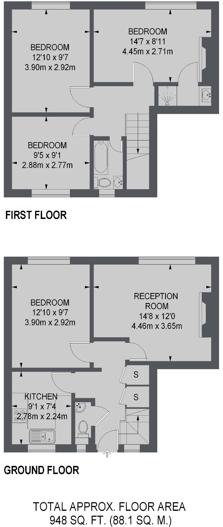 Carnwath Road, Fulham floorplan