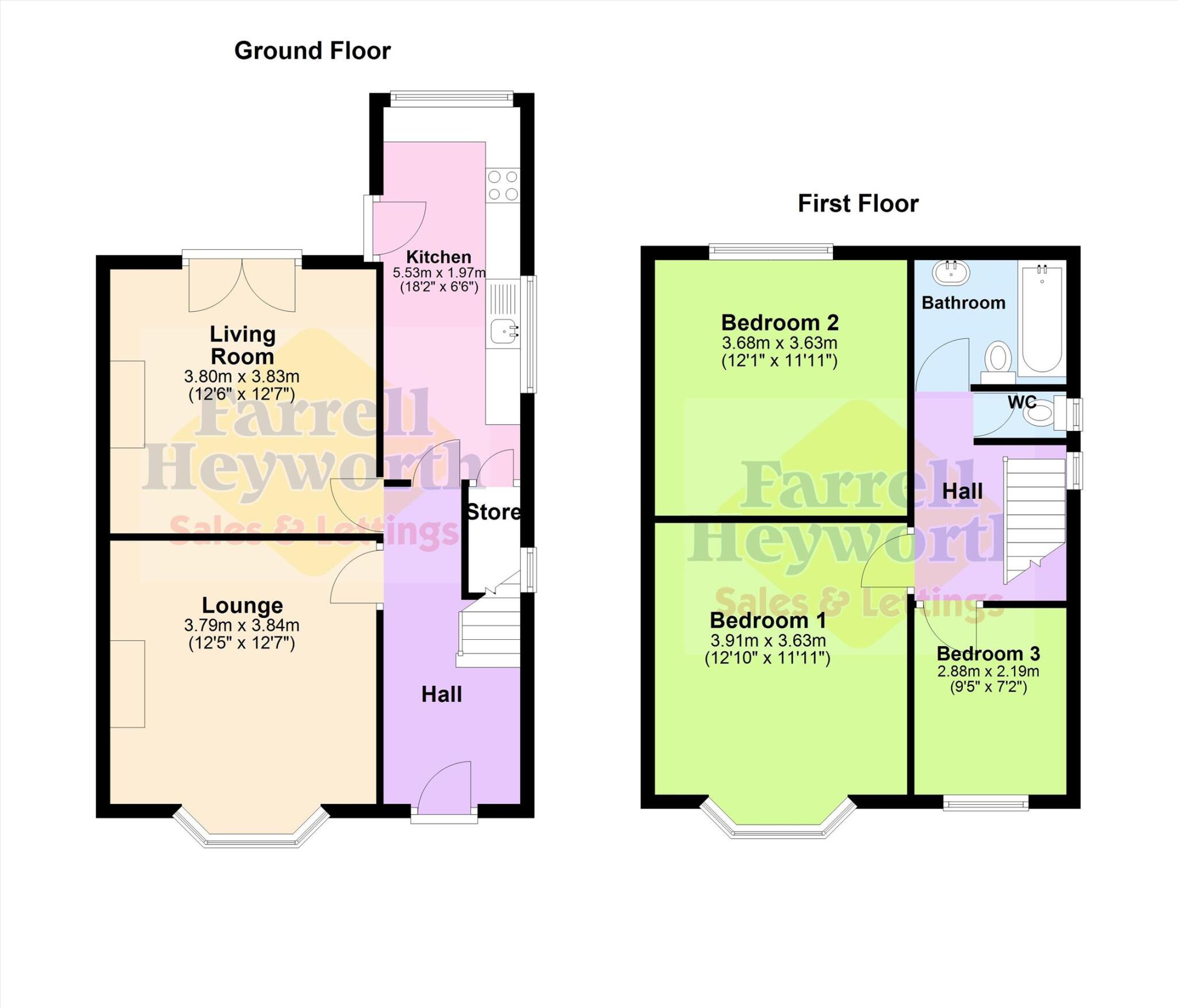Regent Park Grove, Morecambe floorplan