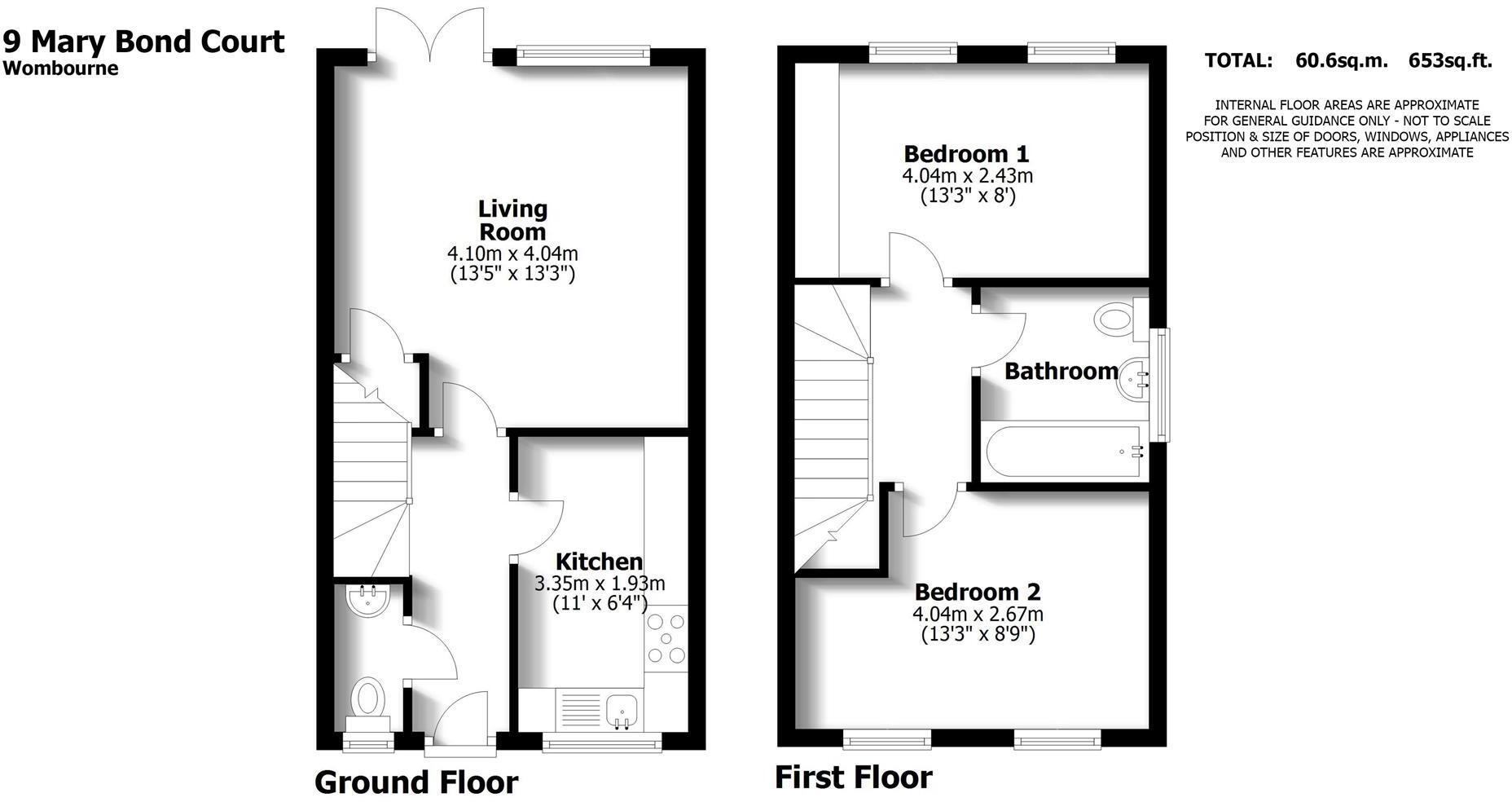 Mary Bond Court, Wombourne, Wolverhampton floorplan