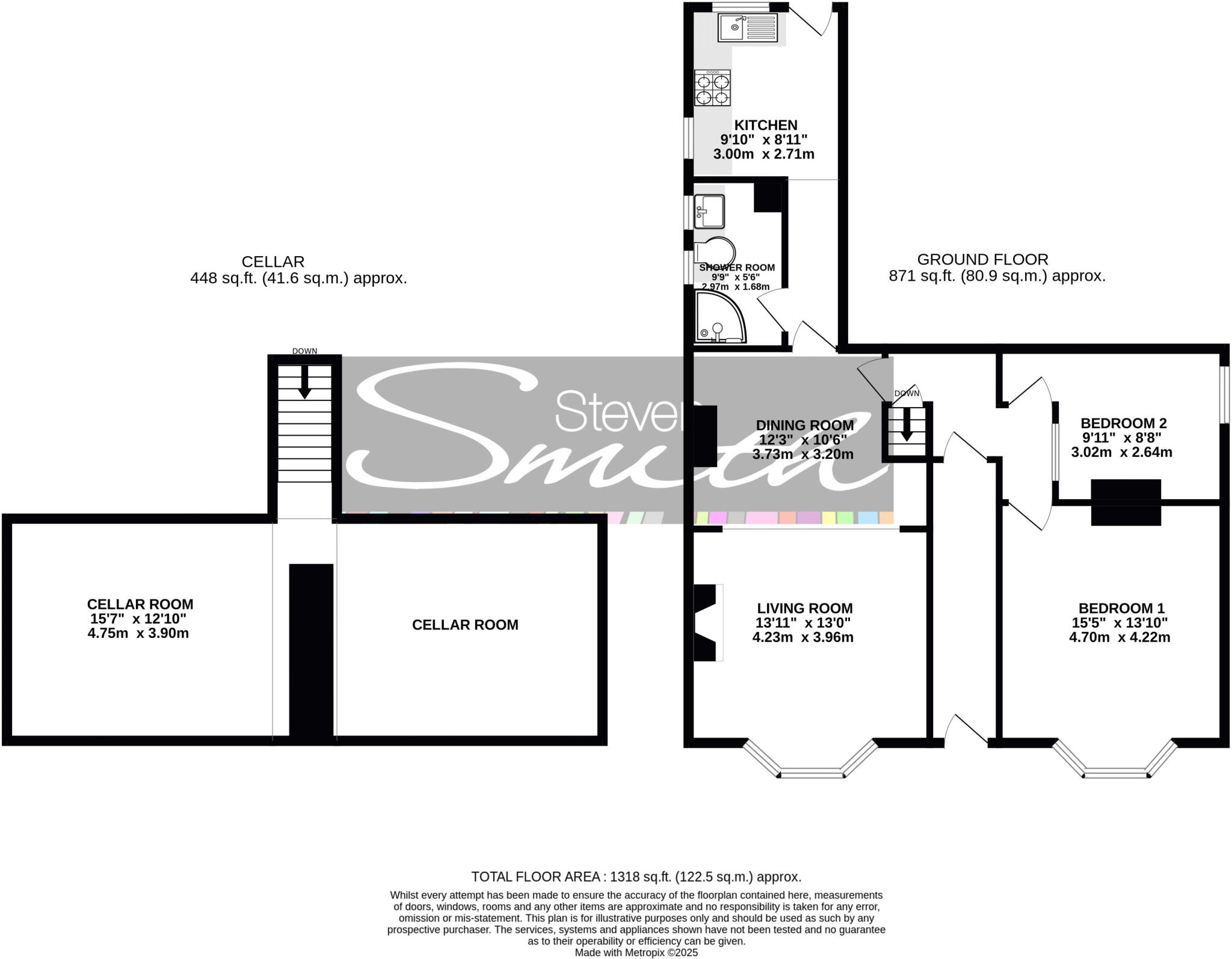 The Beach, Clevedon floorplan