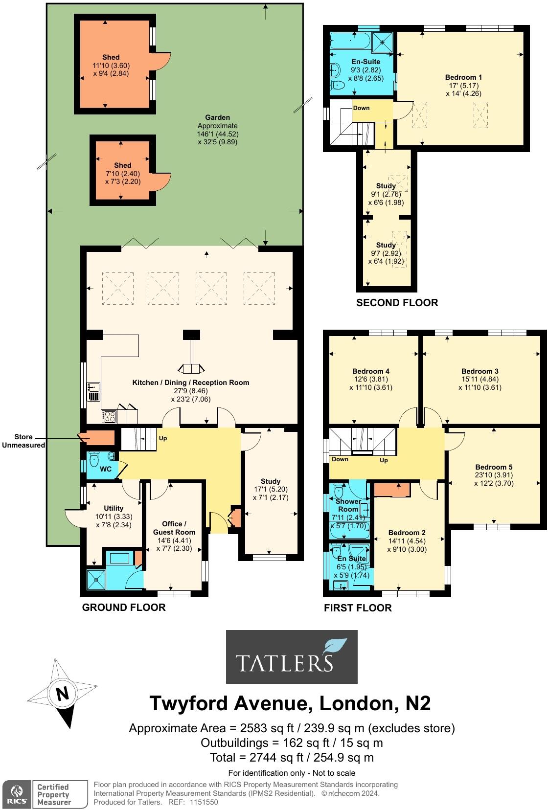 Twyford Avenue, London, N2 floorplan