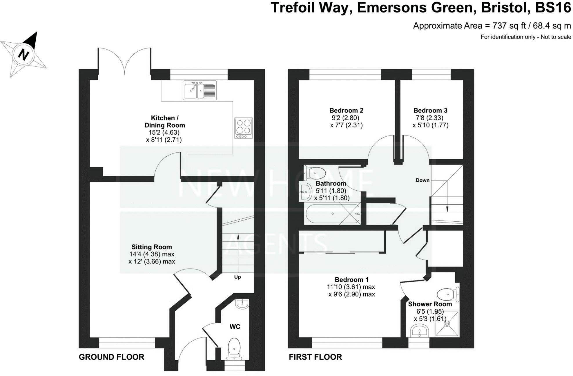 Trefoil Way Emersons Green, Bristol, BS16 7NQ floorplan