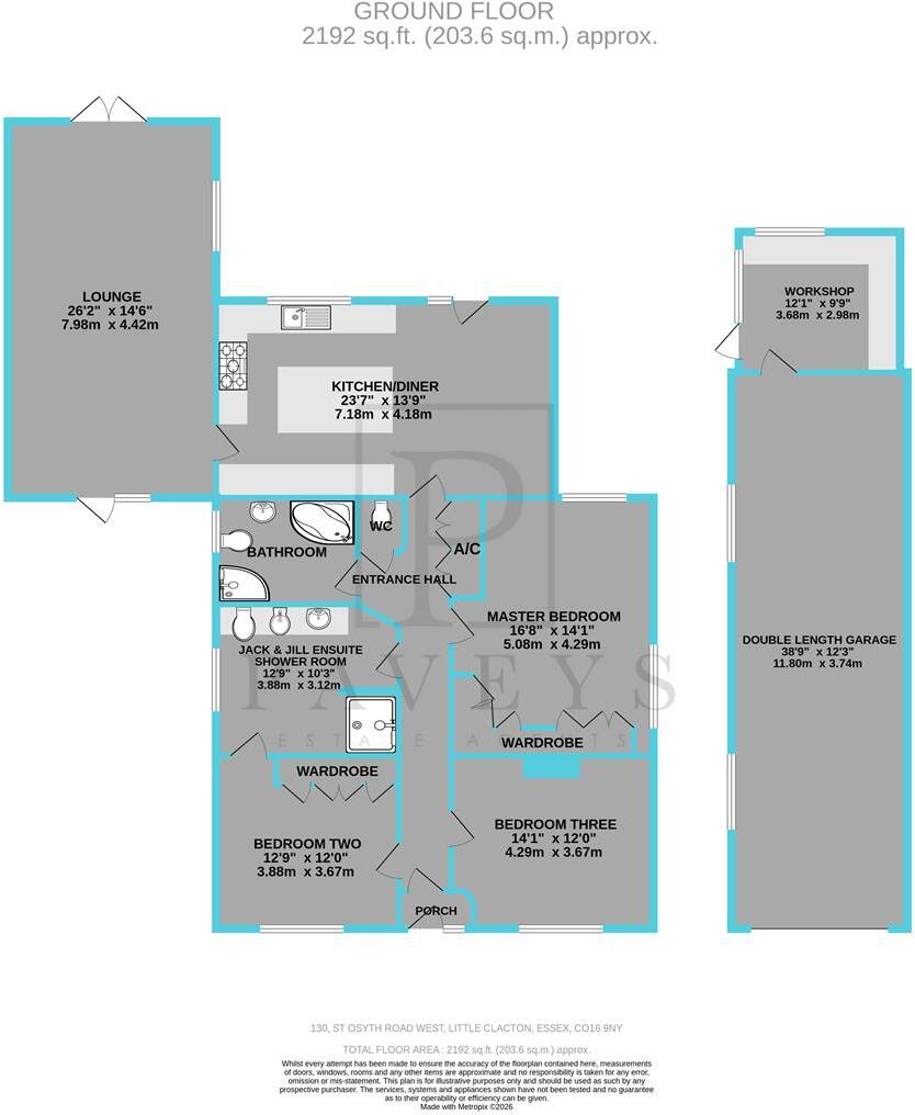 St. Osyth Road West, Little Clacton floorplan