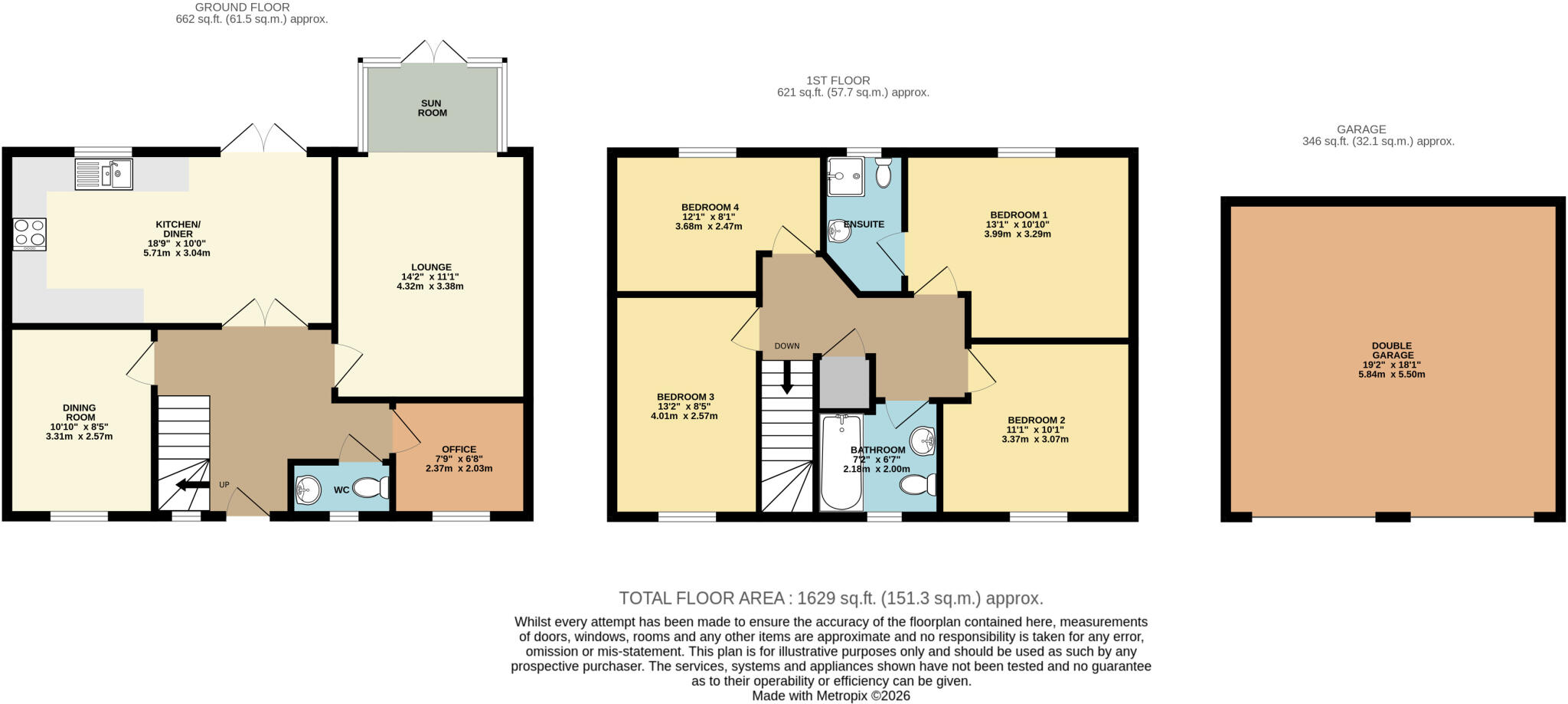 Osprey Drive, Great Coates, North East Lincolnshire floorplan