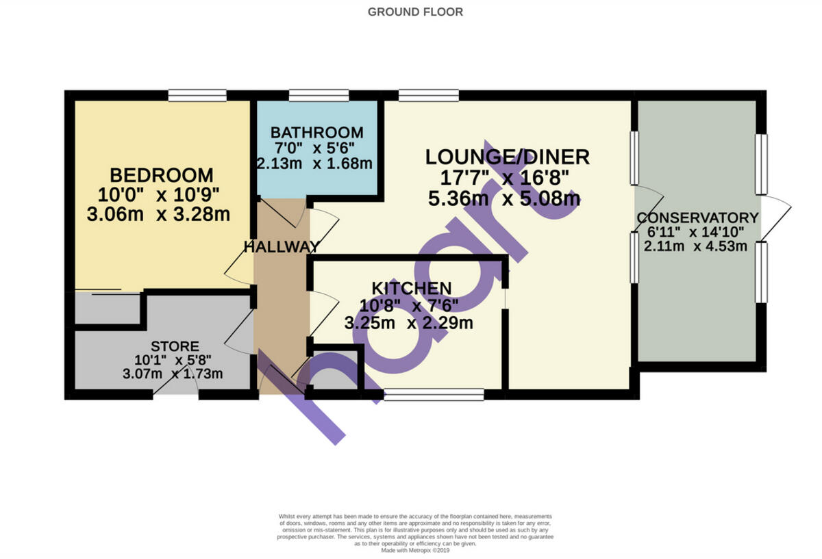 Winchester Gardens, Luton floorplan