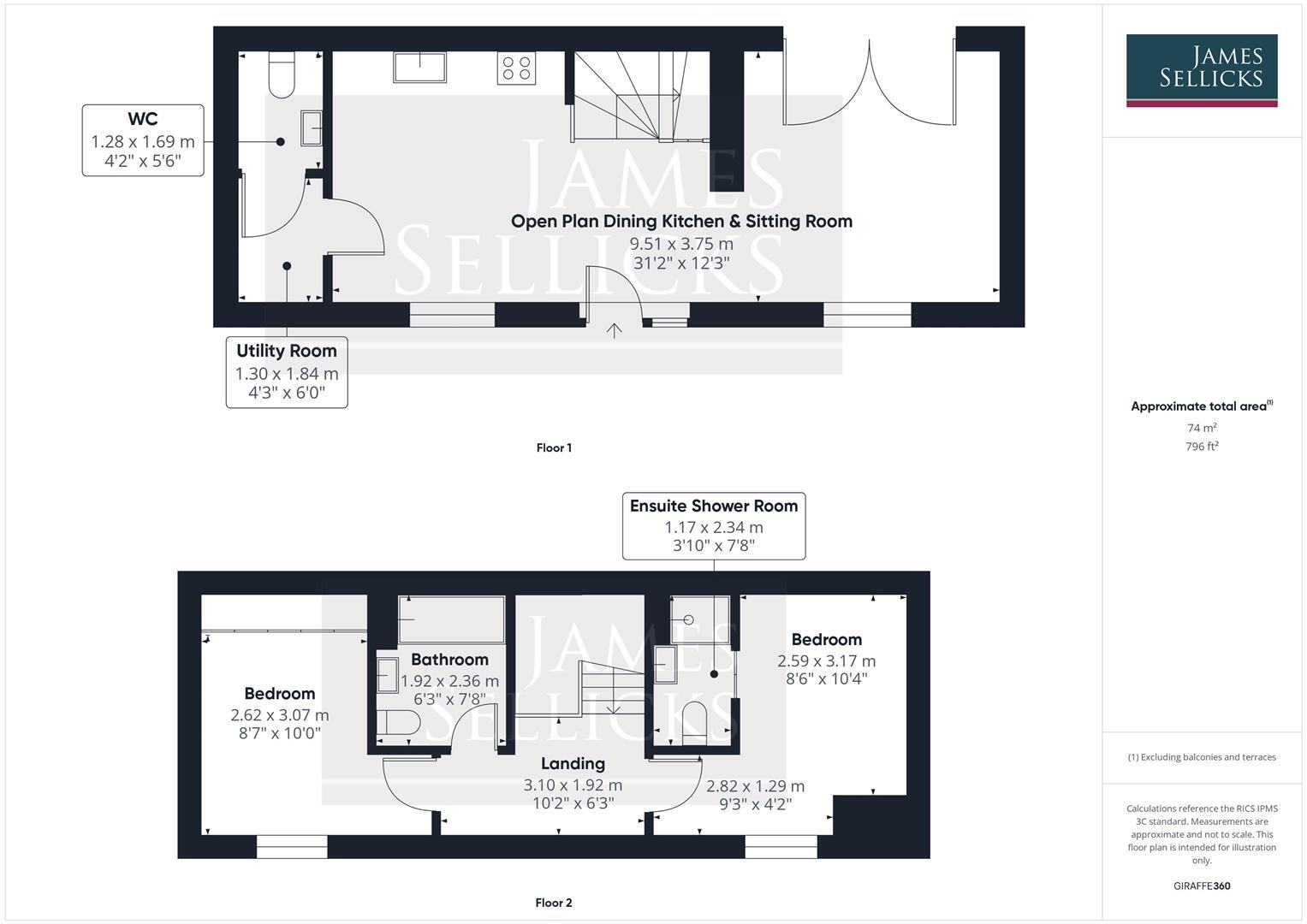 Rose Yard, Kibworth Harcourt, Leicestershire floorplan