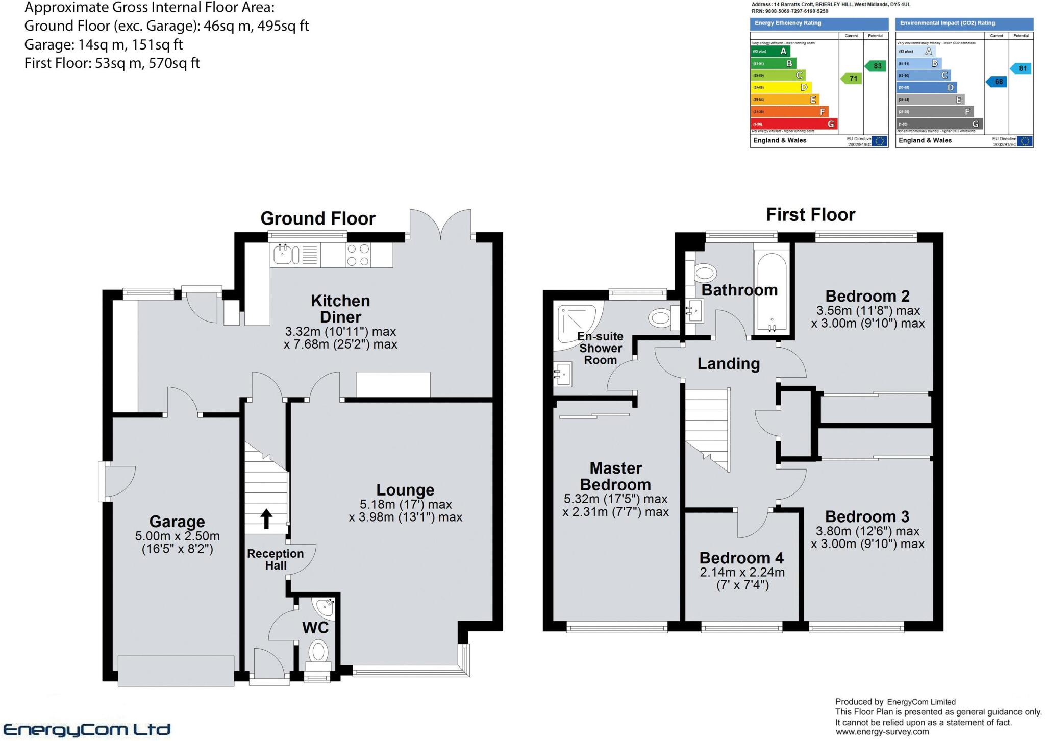 Barratts Croft, Brierley Hill floorplan