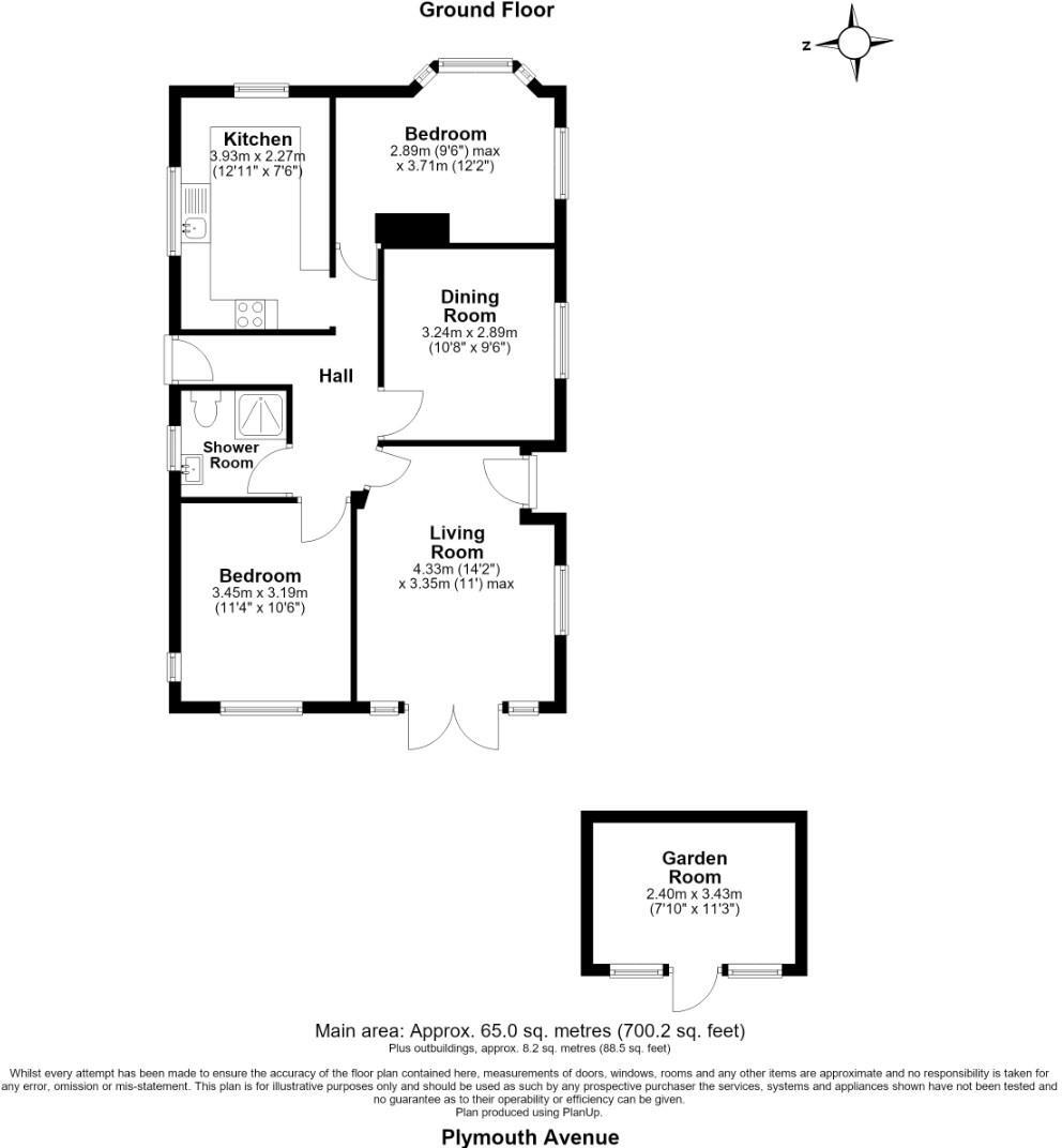 Plymouth Avenue, Brighton floorplan