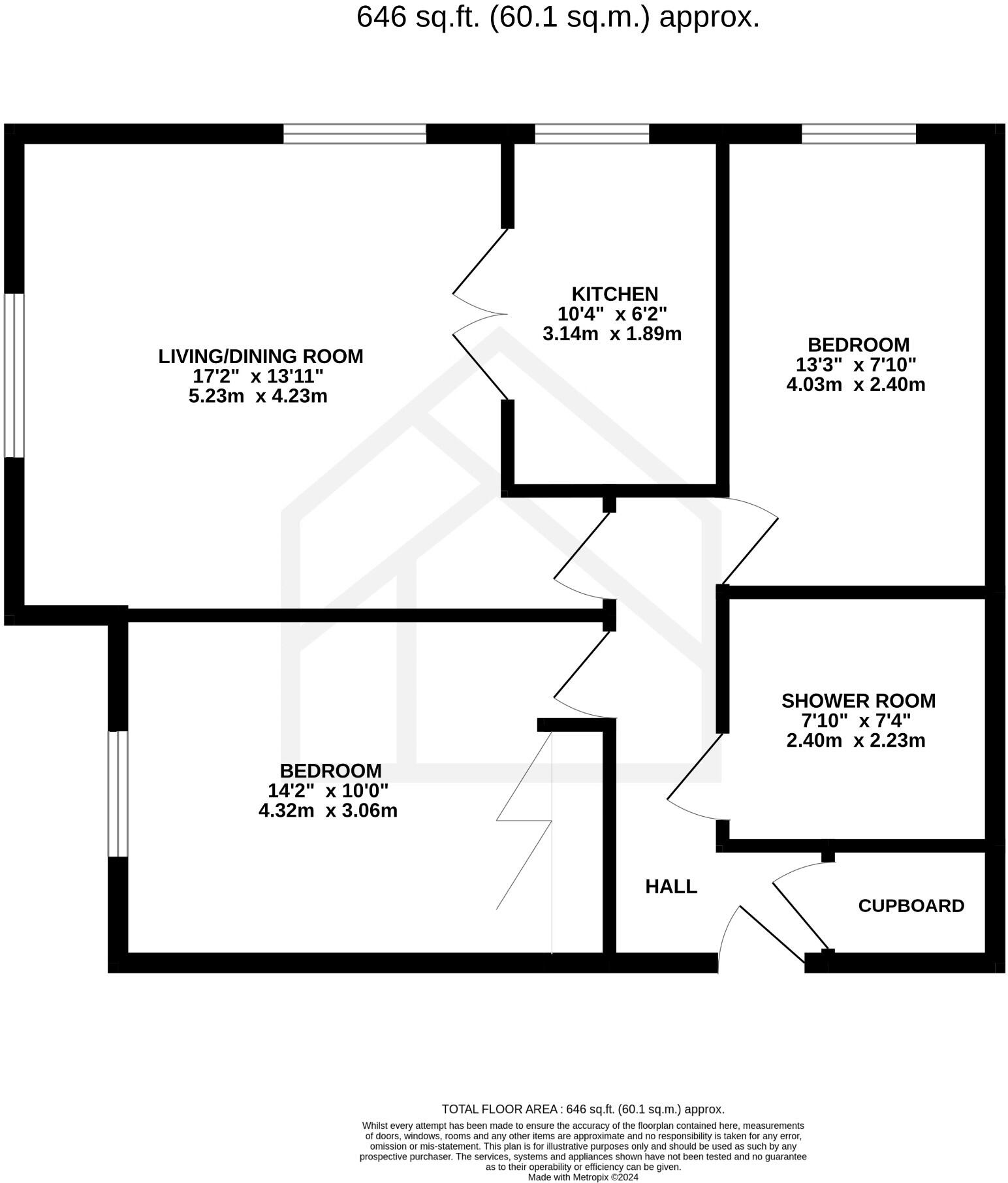 Danestream Court, Milford on Sea floorplan