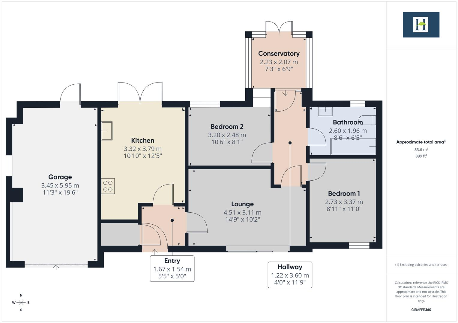 Westward Ho!, Bideford floorplan
