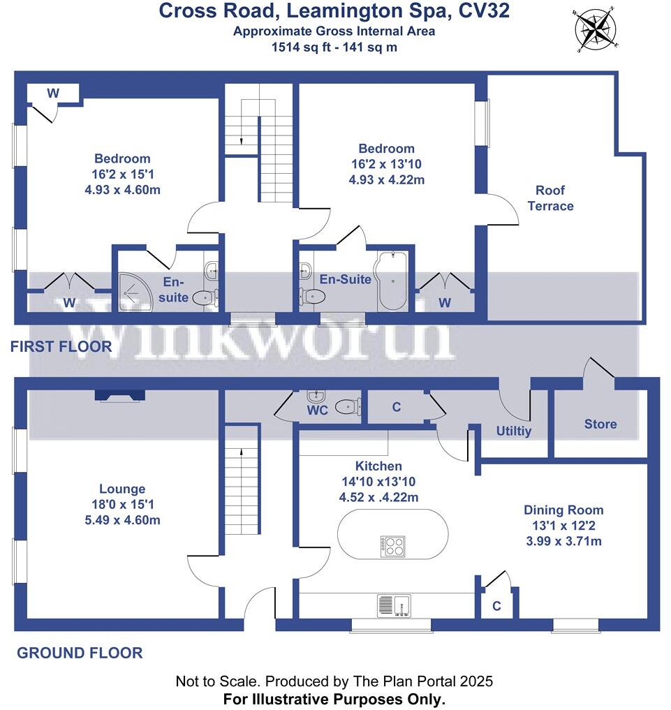 Cross Road, Leamington Spa, Warwickshire, CV32 floorplan