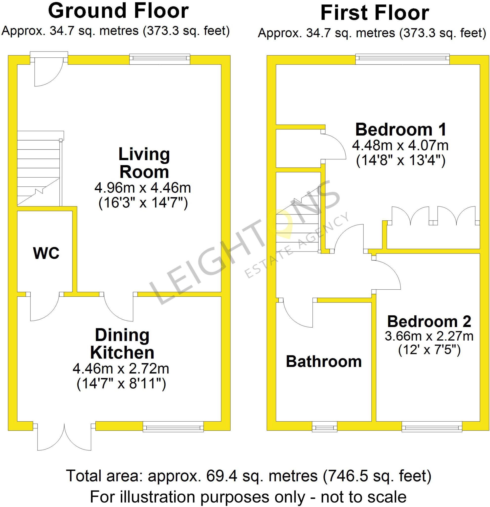 Wall Street, Fell Lane, Keighley, BD22 floorplan