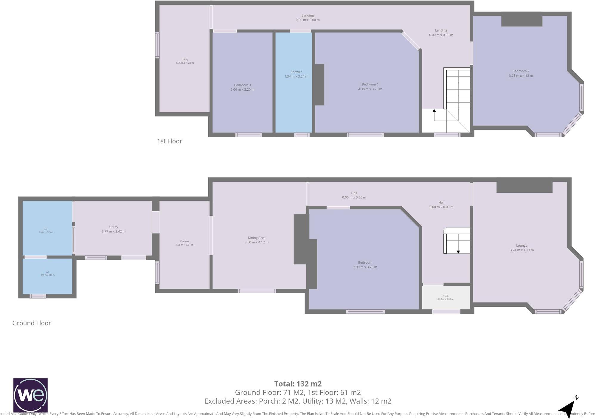 Marlborough Grove, Rhyl, LL18 floorplan