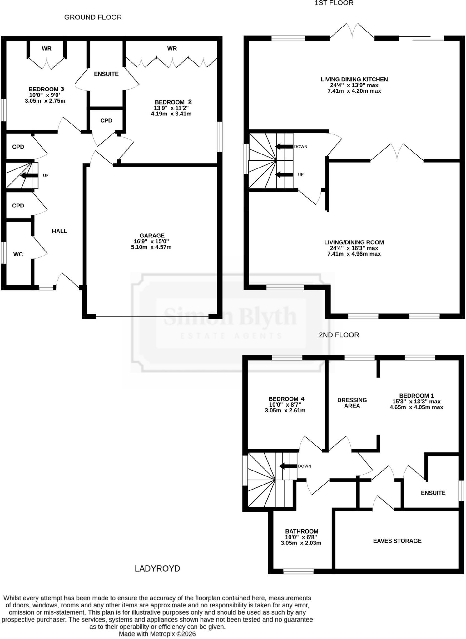Ladyroyd, Silkstone Common floorplan
