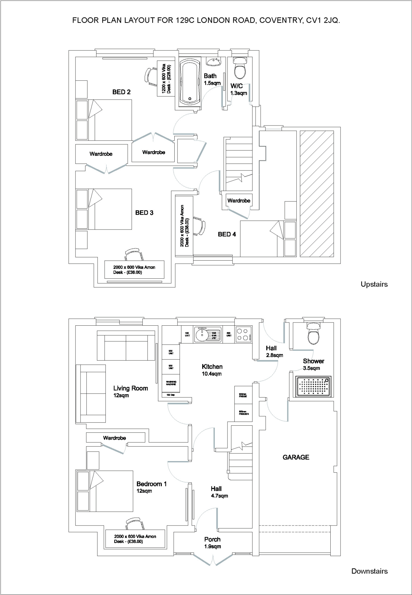 London Road floorplan