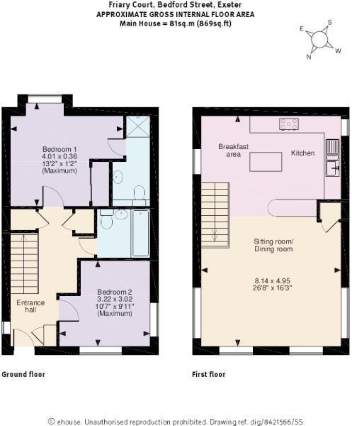 Bedford Street, Exeter floorplan