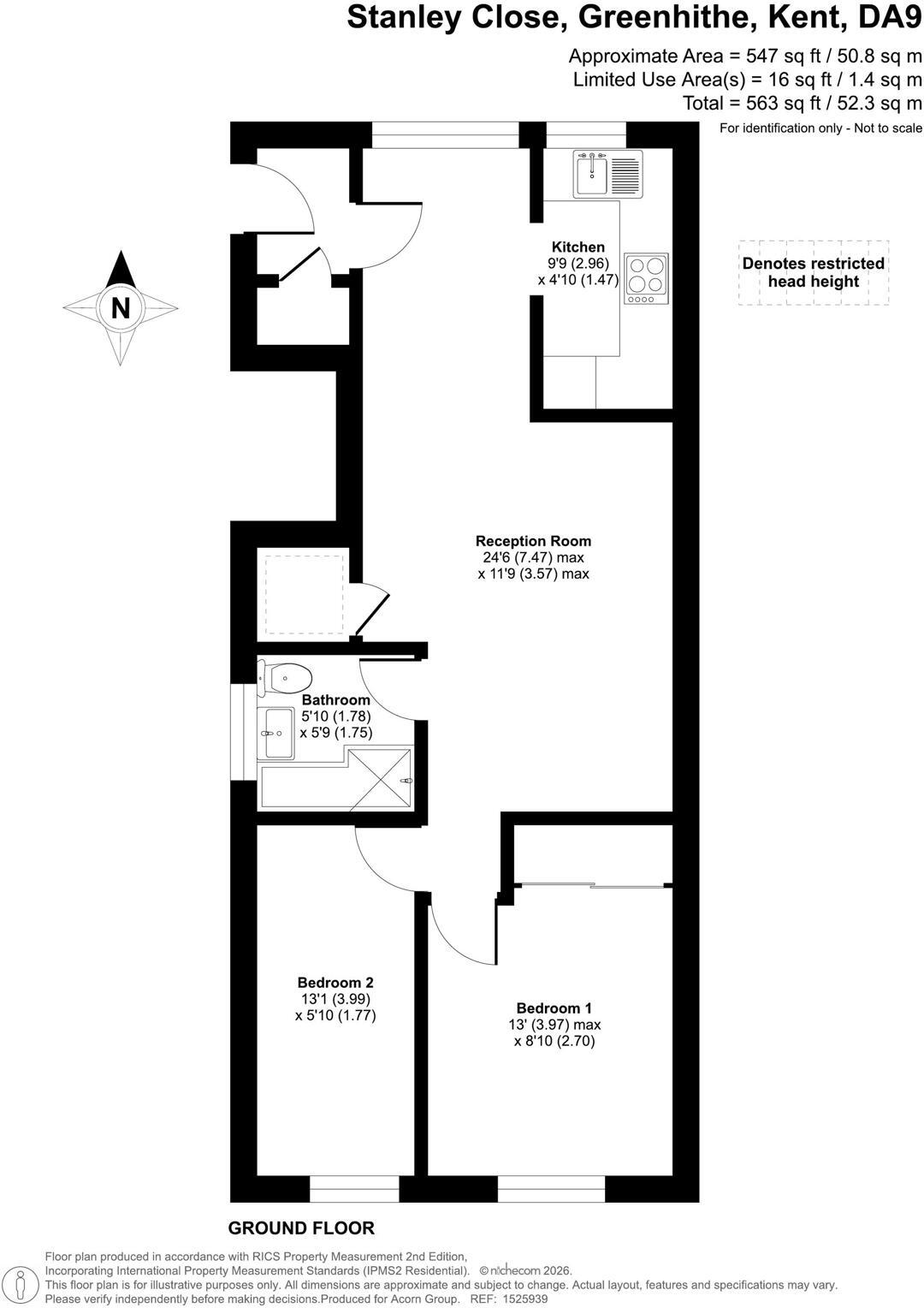 Stanley Close, Greenhithe, Kent floorplan