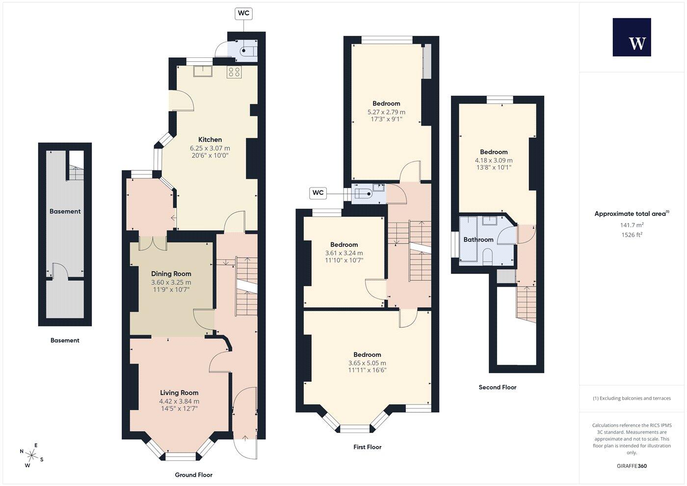 Arodene Road, London, SW2 floorplan