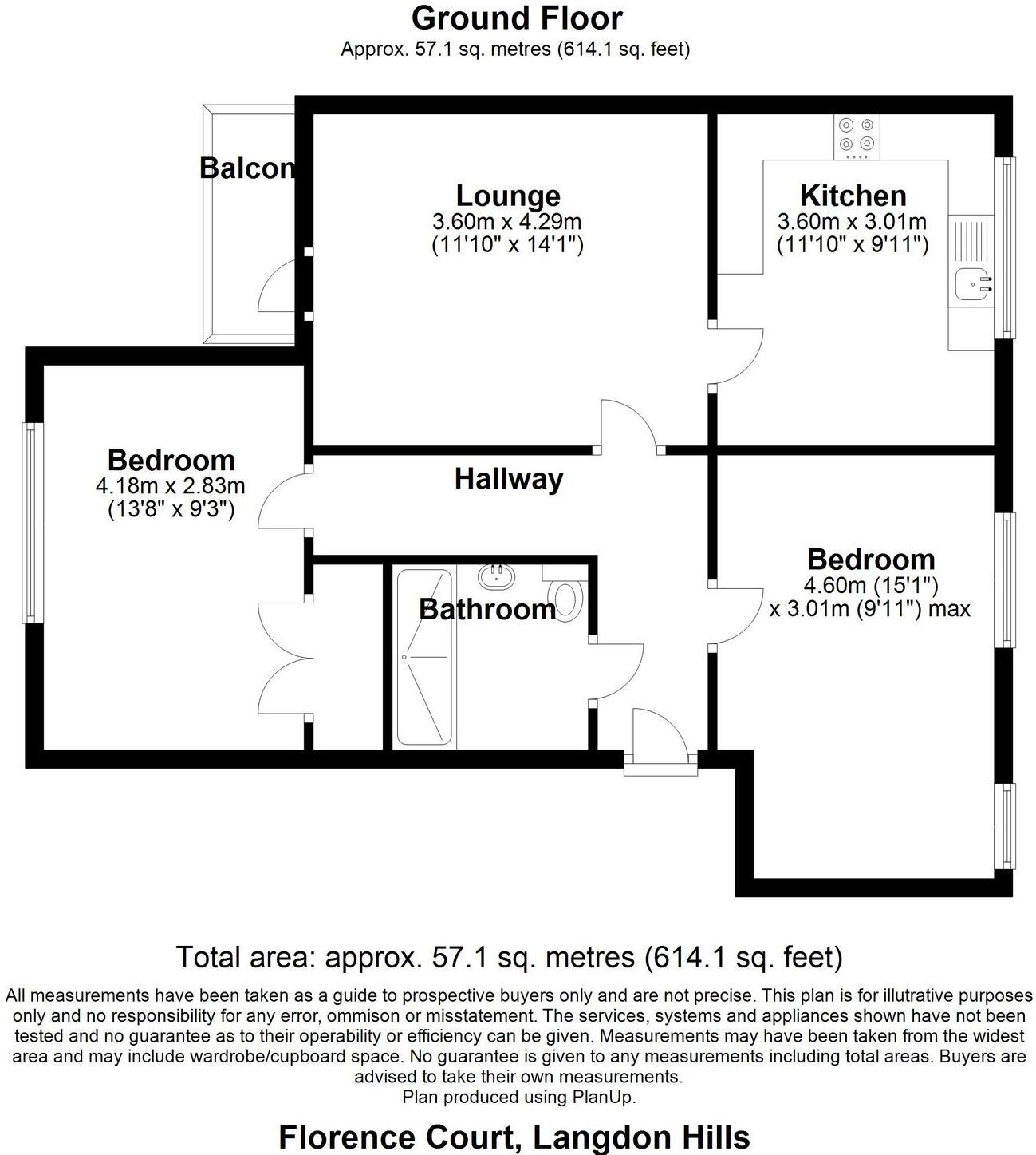 Florence Way, Langdon Hills, SS16 floorplan