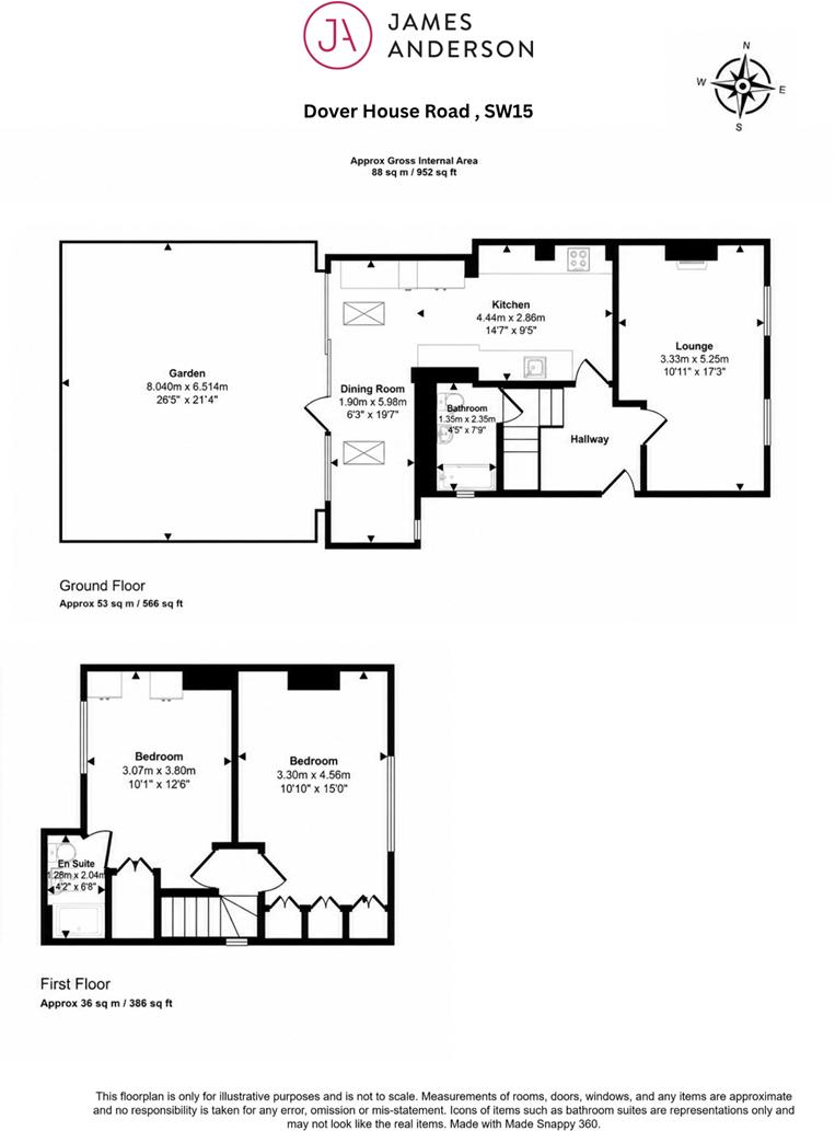 Dover House Road, Putney, SW15 floorplan