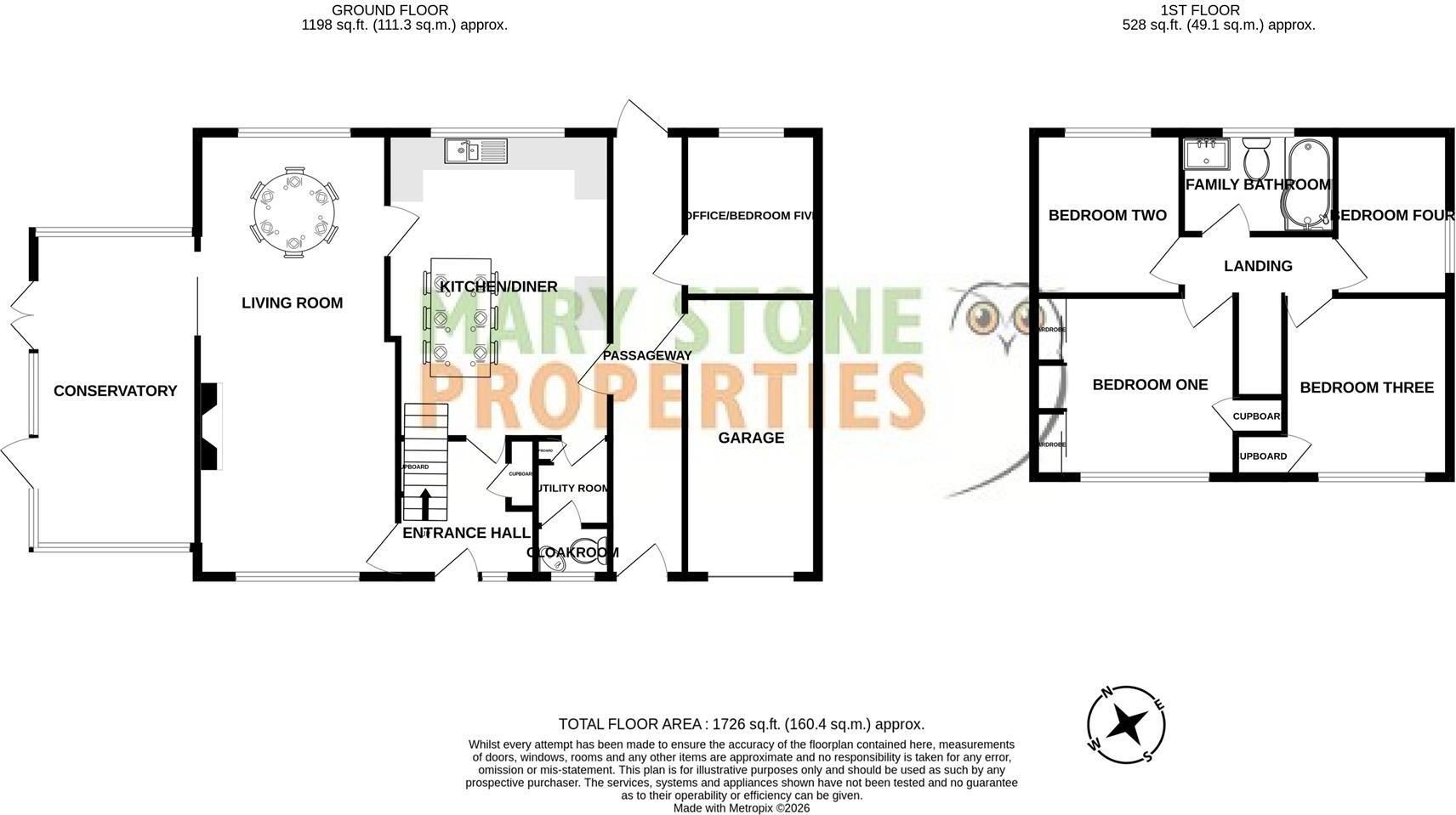 Castle Close, Tenbury Wells floorplan