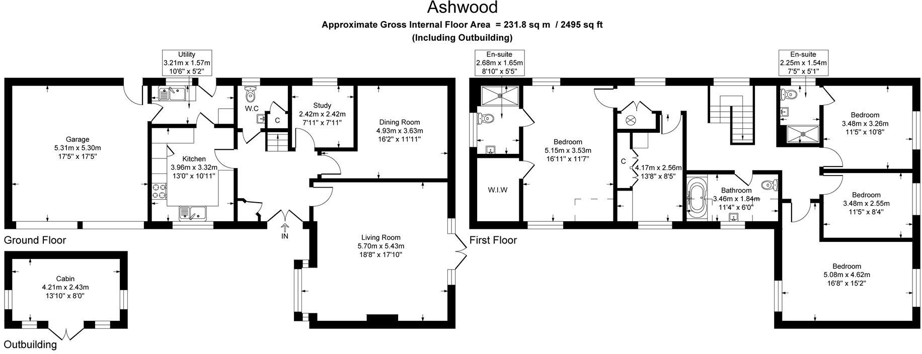 Ashwood, Benfleet floorplan