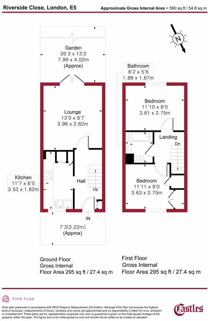 Riverside Close, E5 floorplan