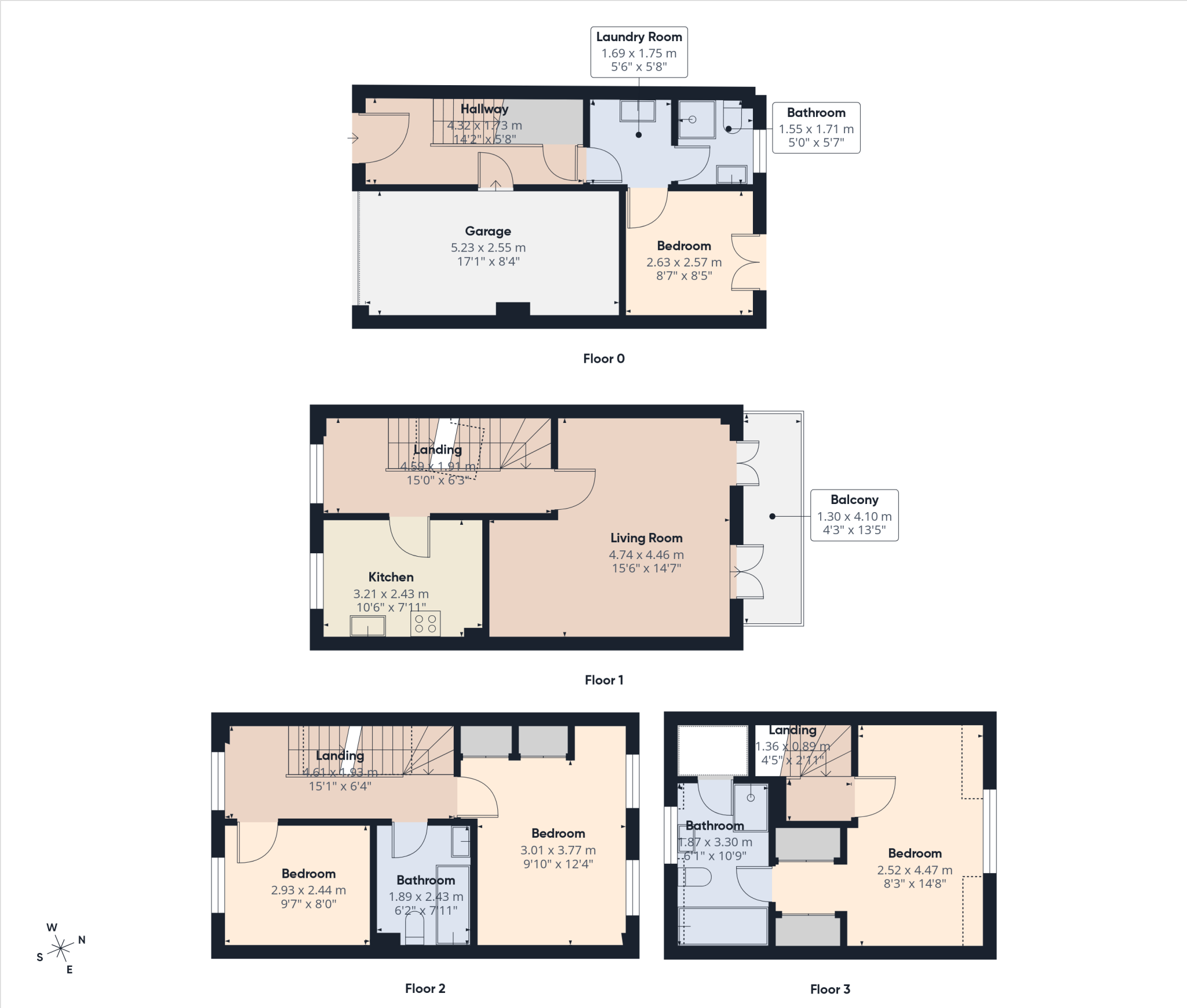 National Terrace, Bermondsey floorplan