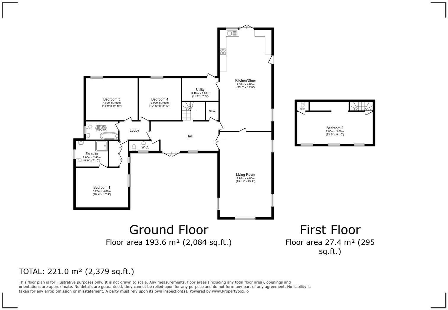 St Lythans, Cardiff, Wenvoe, Vale Of Glamorgan floorplan