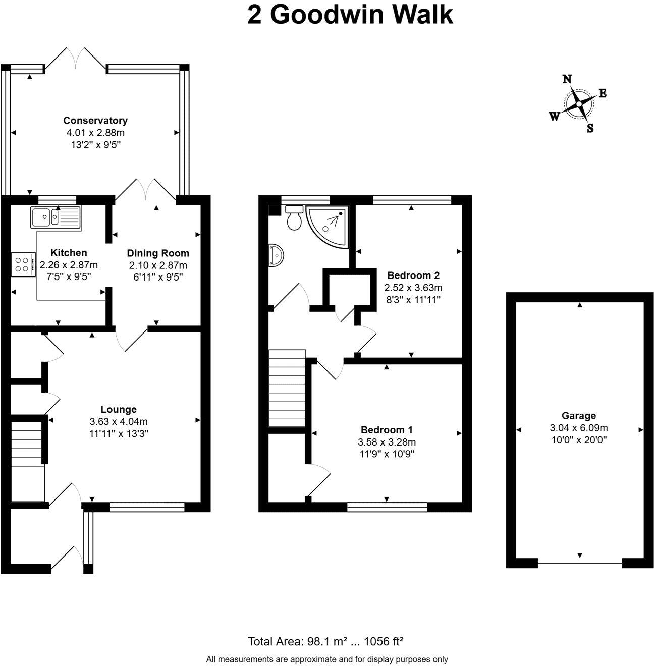 Goodwin Walk, Newbury, Berkshire, RG14 floorplan