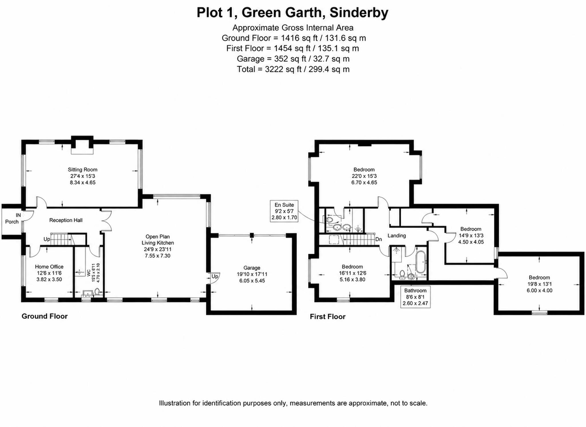 Plot 1, Green Garth, Sinderby, Thirsk, North Yorkshire YO7 4JD floorplan