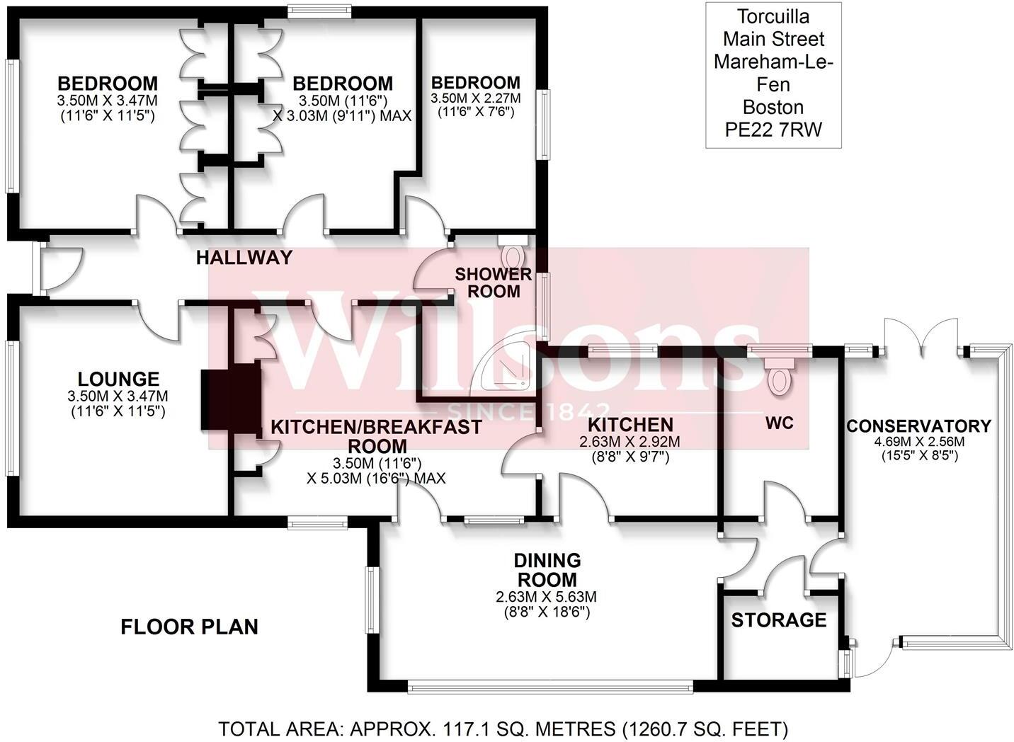 Main Street, Mareham-Le-Fen, Boston floorplan