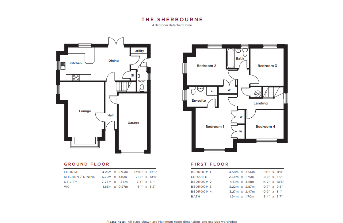 Church Meadows, Barrowford floorplan
