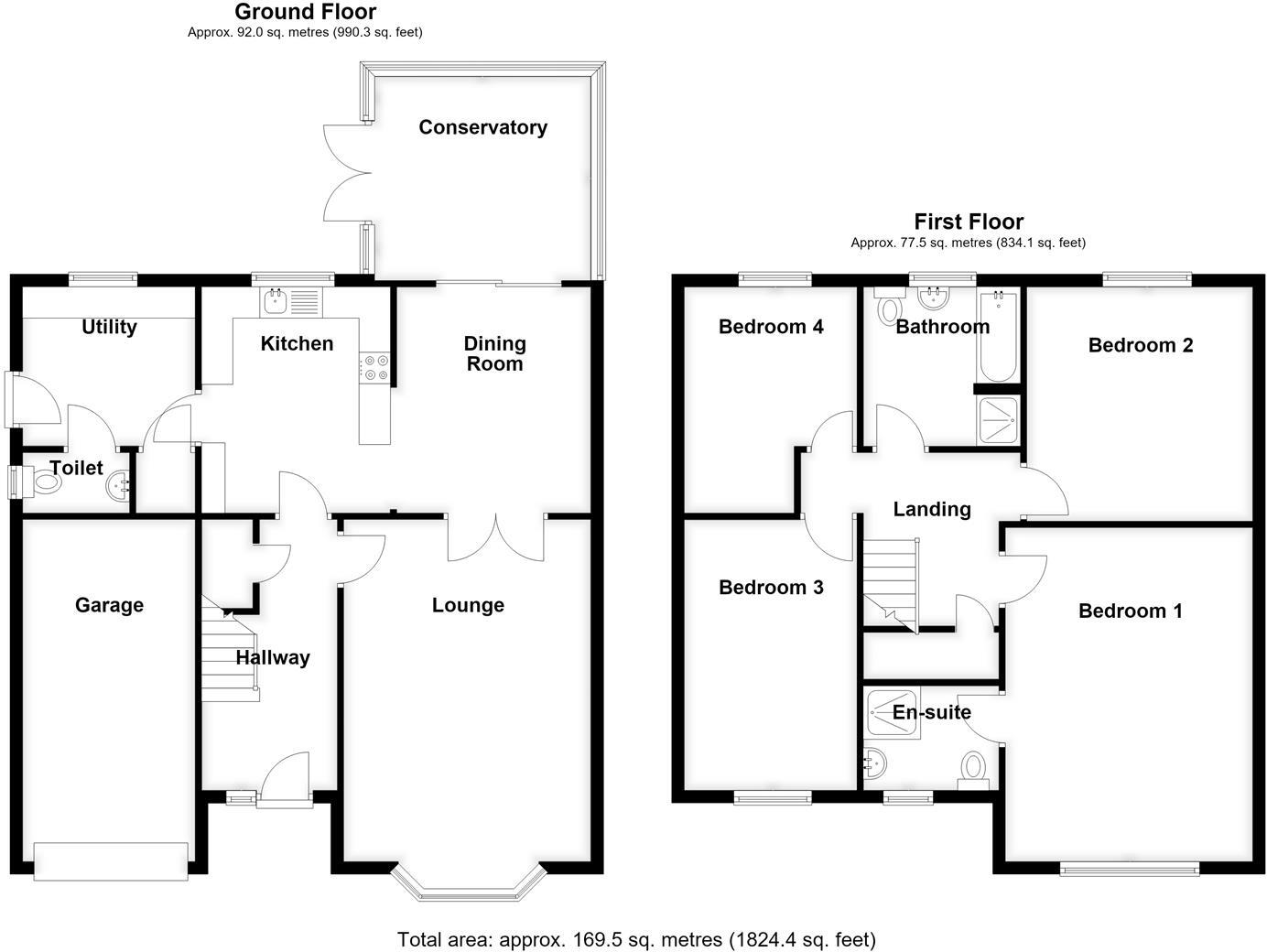 The Parkway, Spalding floorplan