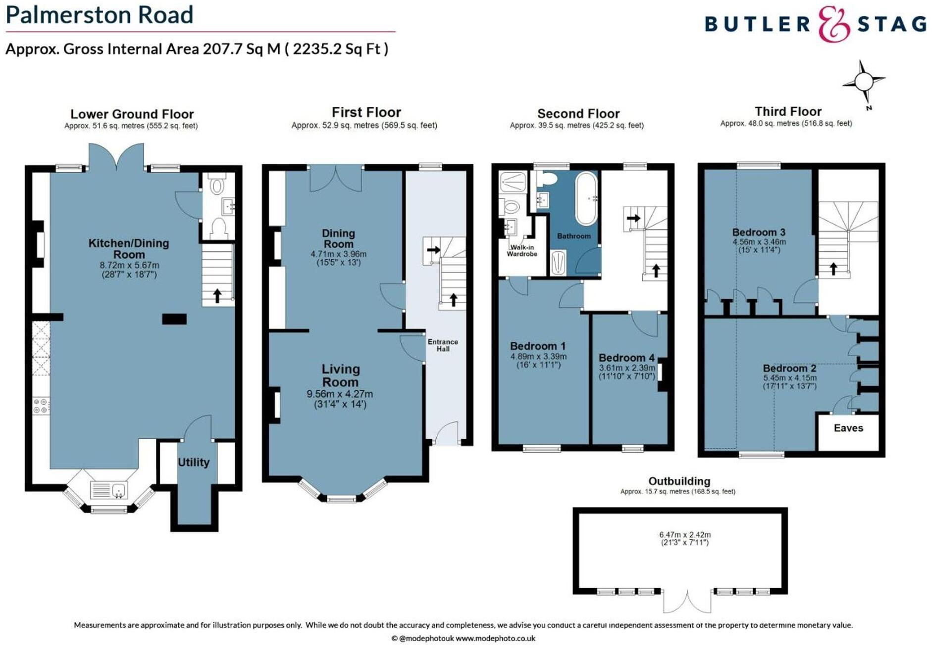 Palmerston Road, Buckhurst Hill, IG9 floorplan
