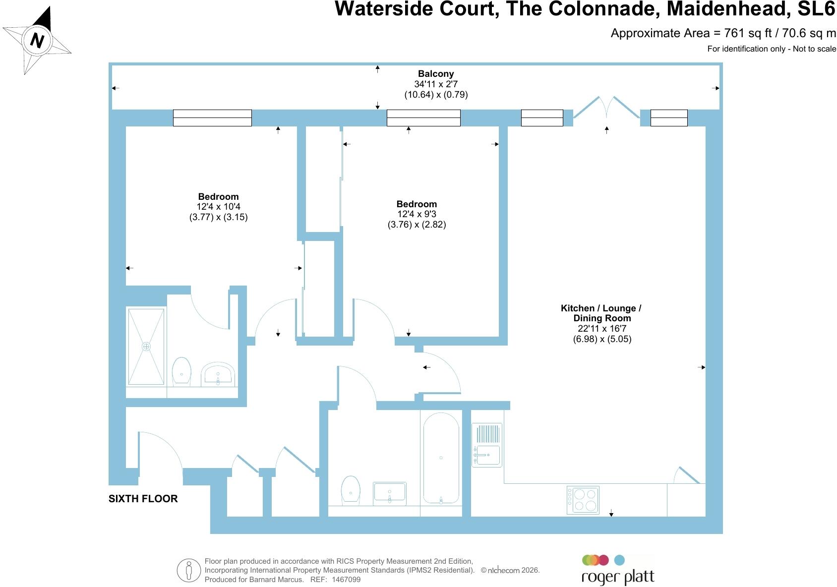 The Colonnade, Maidenhead floorplan