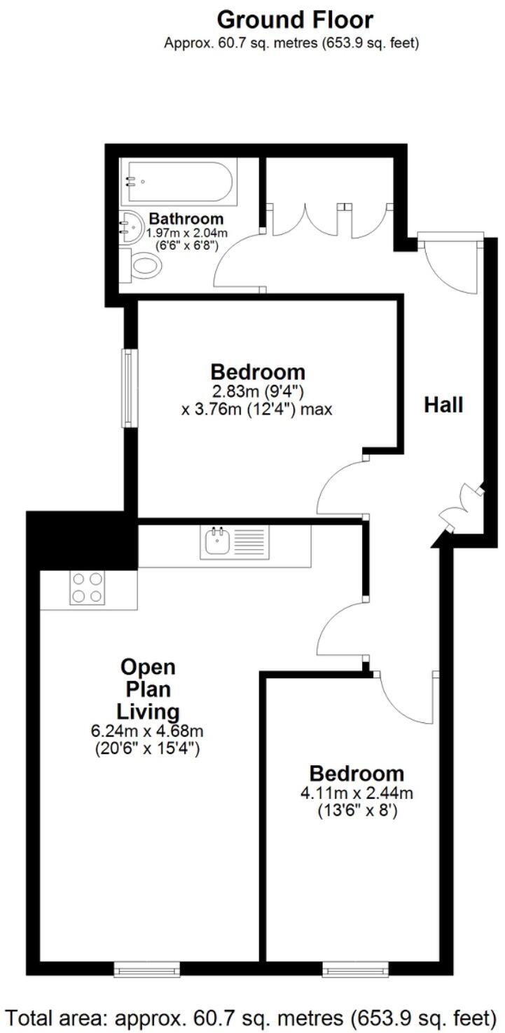 Sea Road, Bournemouth, Dorset, BH5 floorplan