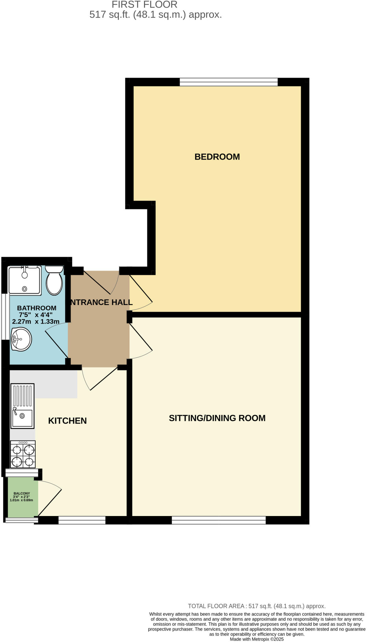 Byron Way, Northolt, UB5 6AY floorplan