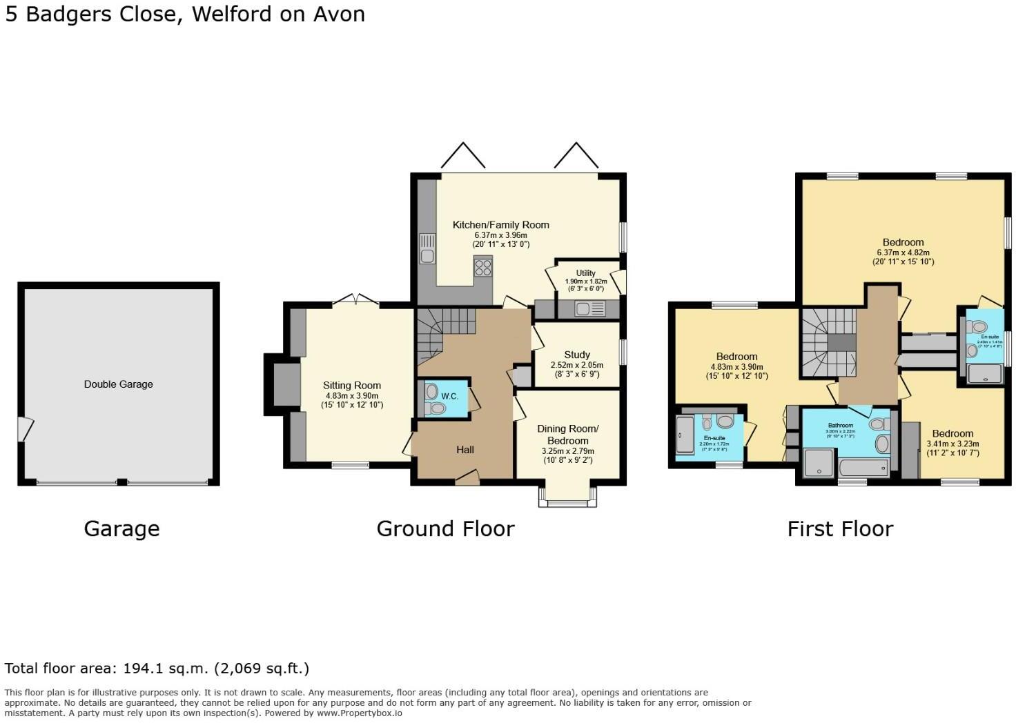 Badgers Close, Welford on Avon, Stratford-upon-Avon floorplan